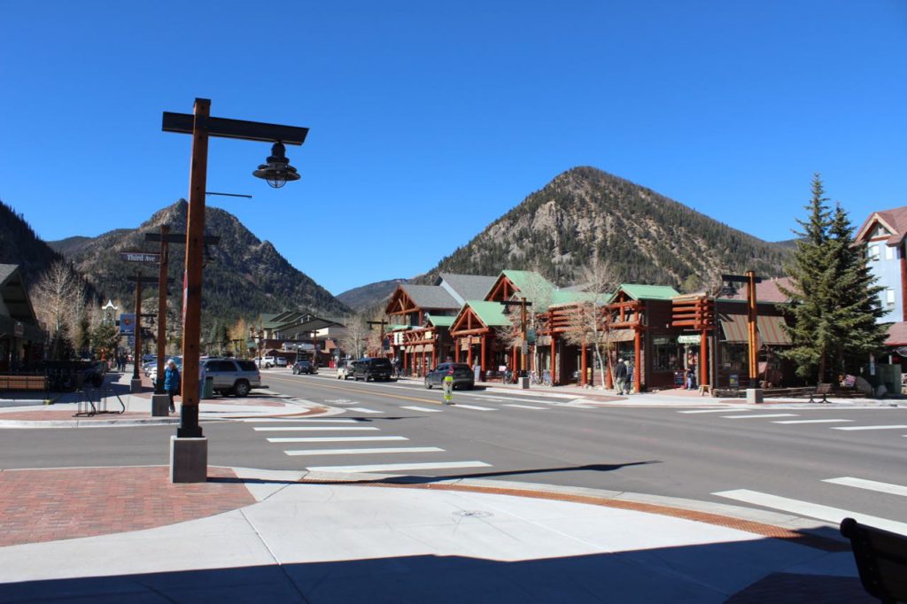 Frisco, Colorado downtown area another travel surprise