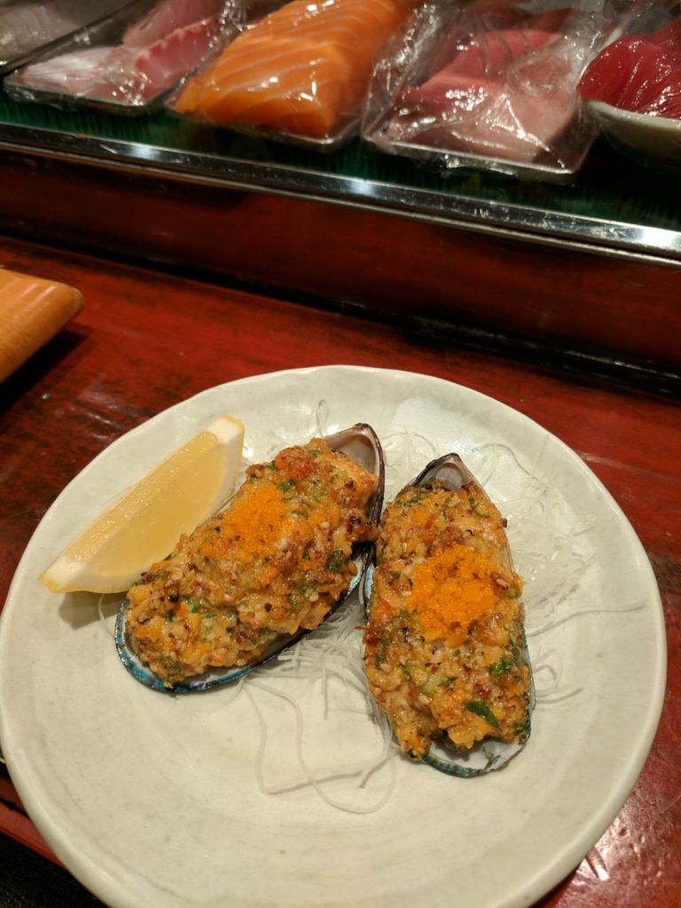 stuffed green-lip mussels best sushi