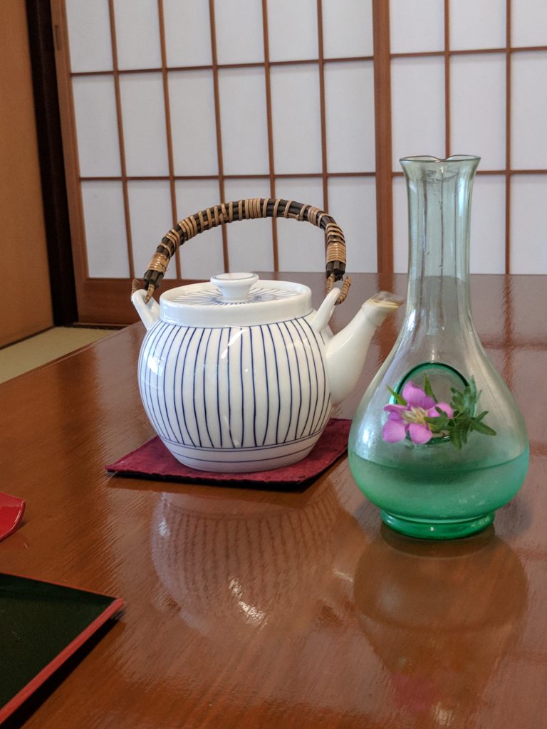 Juntei tea and water pitchers