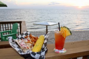 Jackspot tacos and sunset. Delmarva Peninsula.