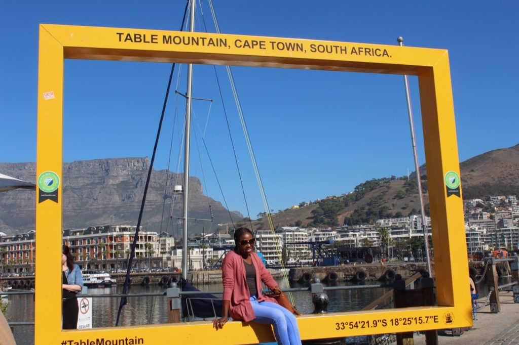 Photo op V&A Waterfront. Cape Town