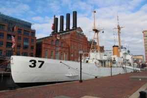 USCGC Taney at moorings in Baltimore